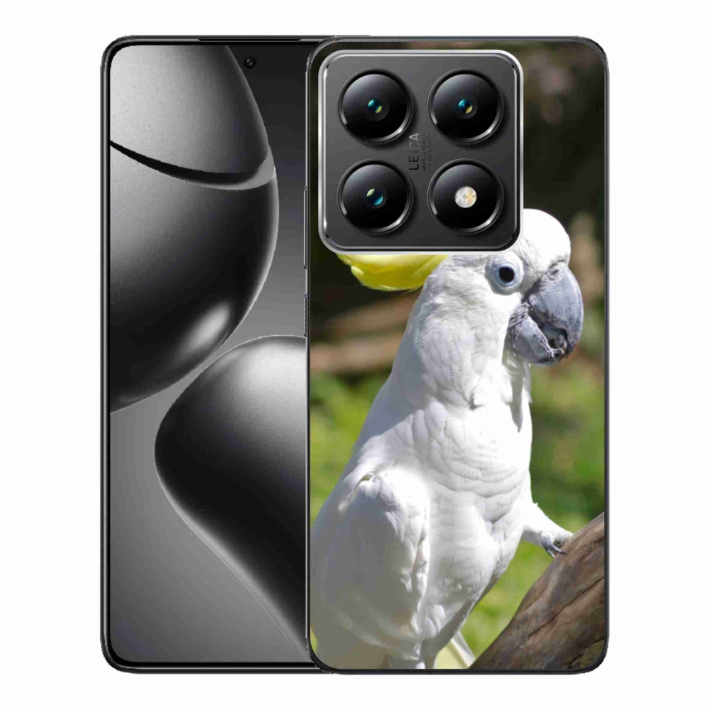 Gél borítás mmCase a Xiaomi 14T Pro számára - papagáj kakadu 2