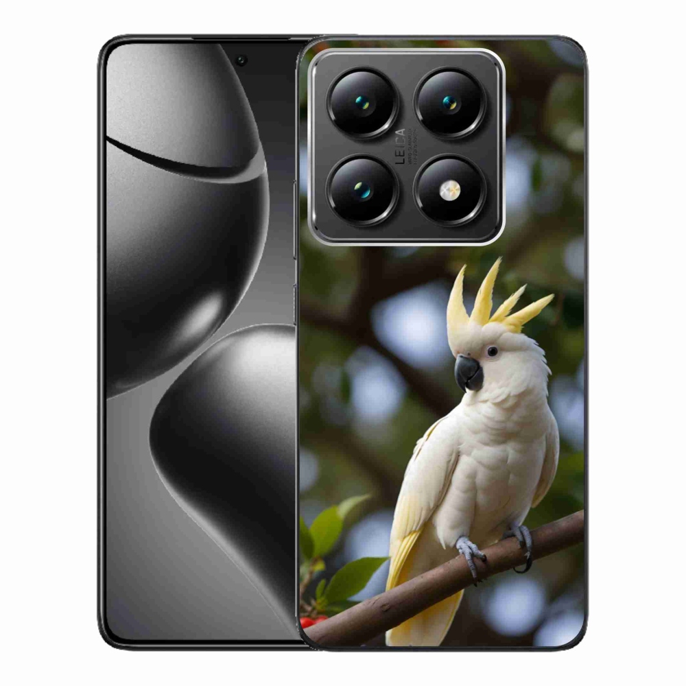 Gél borítás mmCase a Xiaomi 14T Pro számára - papagáj kakadu 3