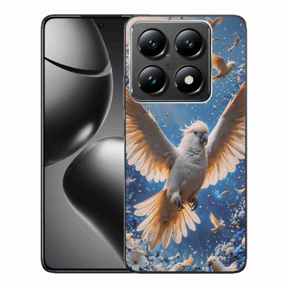 Gél borítás mmCase a Xiaomi 14T Pro számára - papagáj kakadu