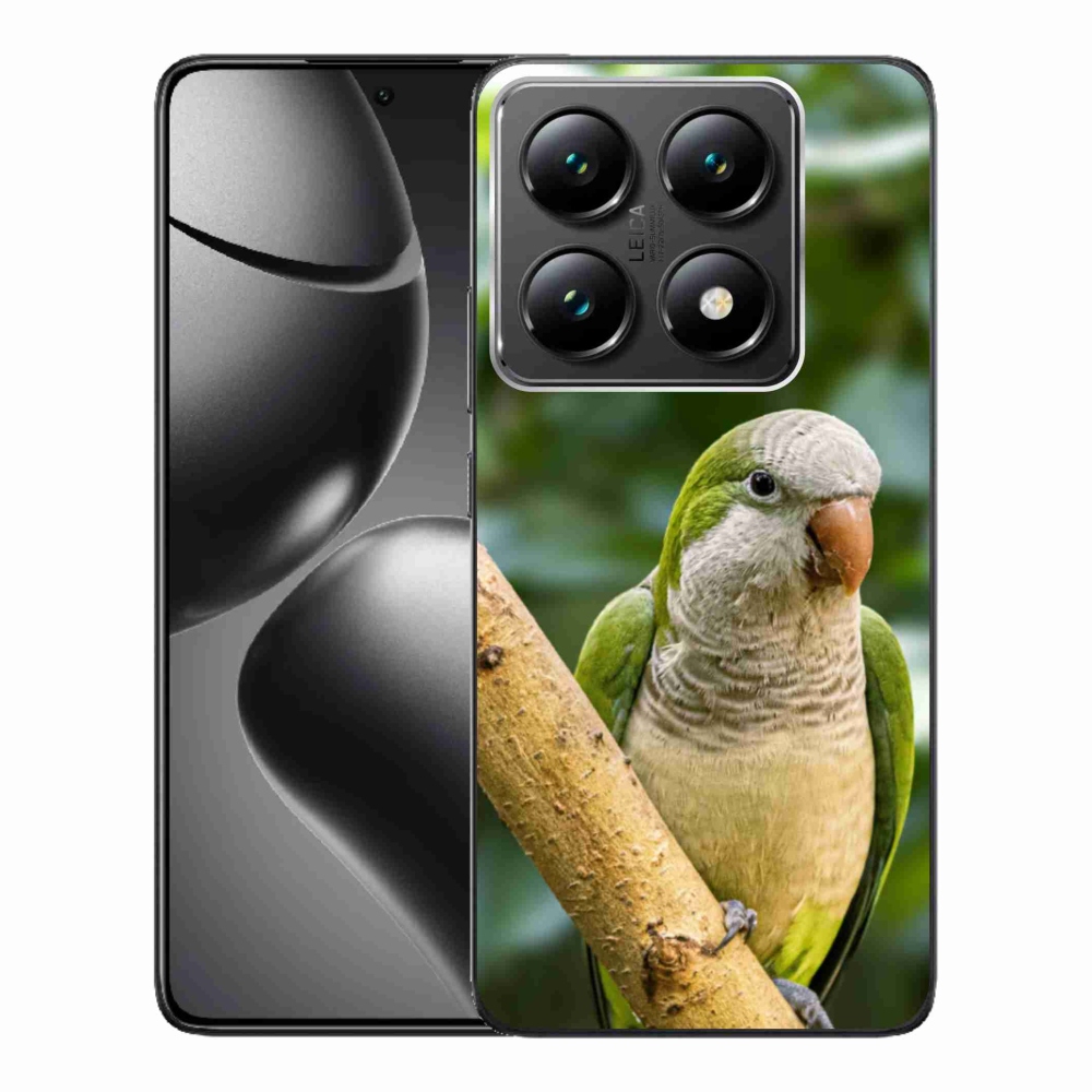 Gél borítás mmCase a Xiaomi 14T Pro számára - papagáj
