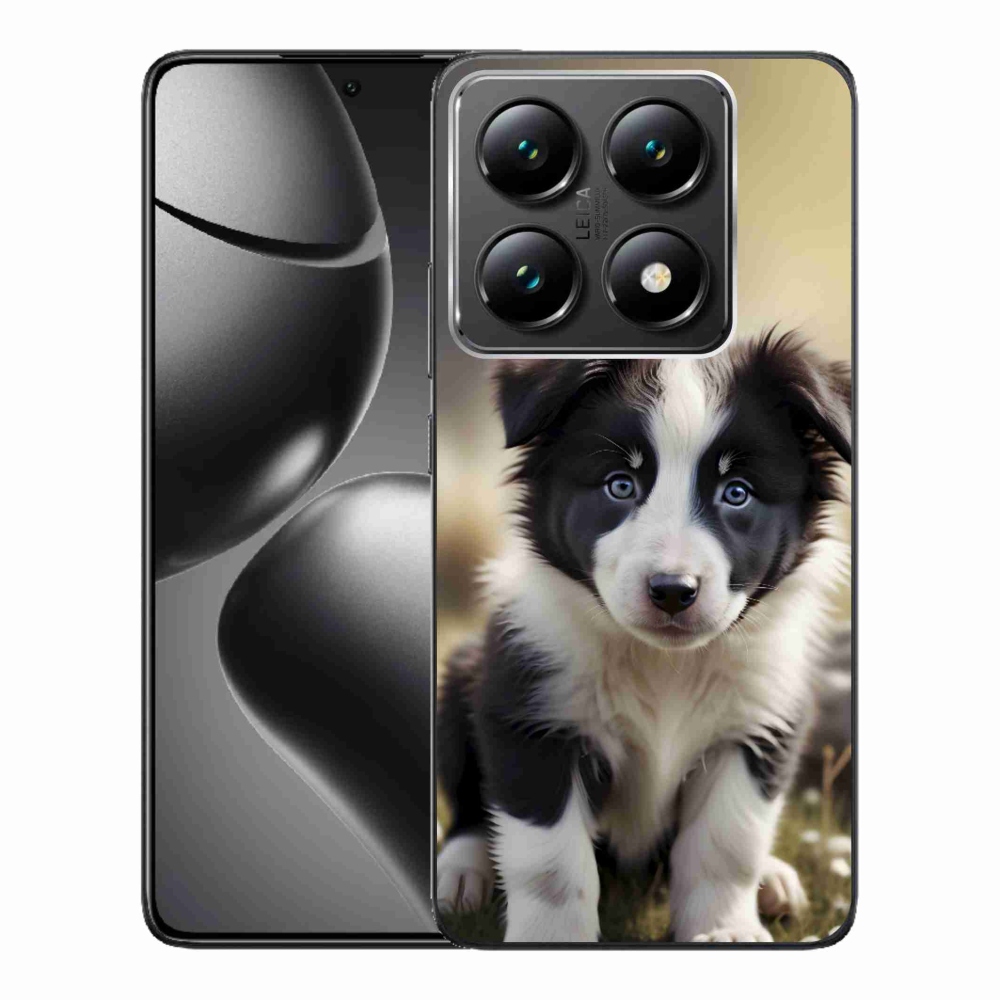 Gél borítás mmCase a Xiaomi 14T Pro számára - aranyos border collie