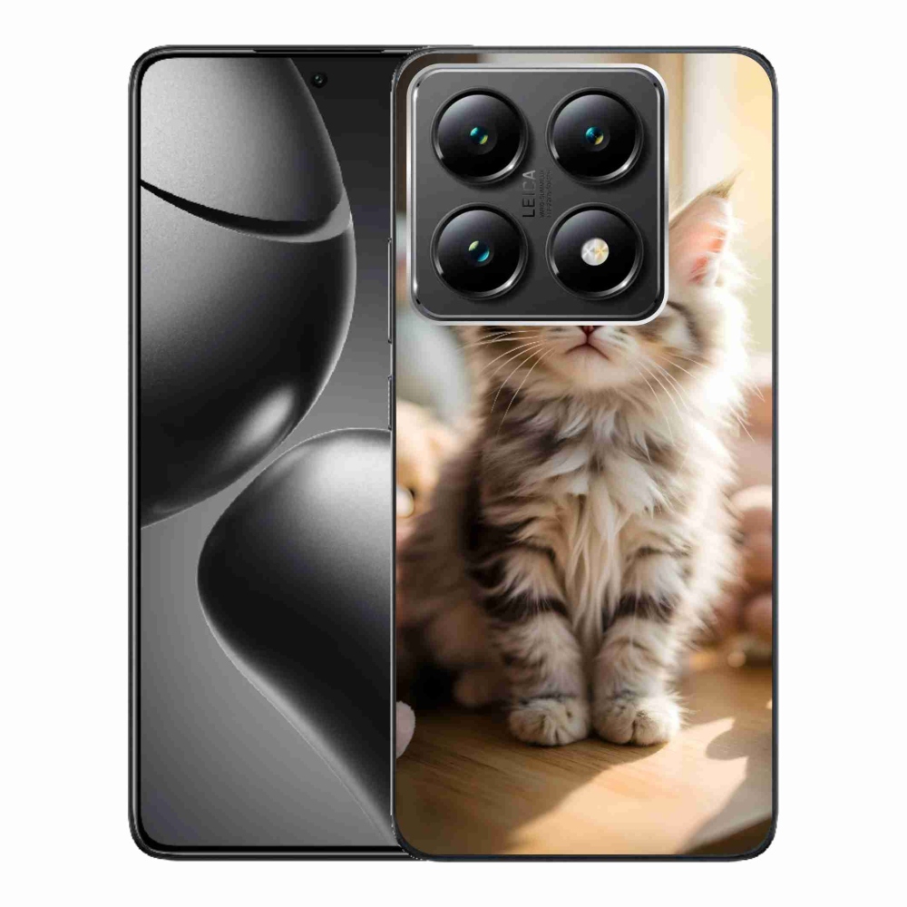 Gél borítás mmCase a Xiaomi 14T Pro számára - aranyos cica 10