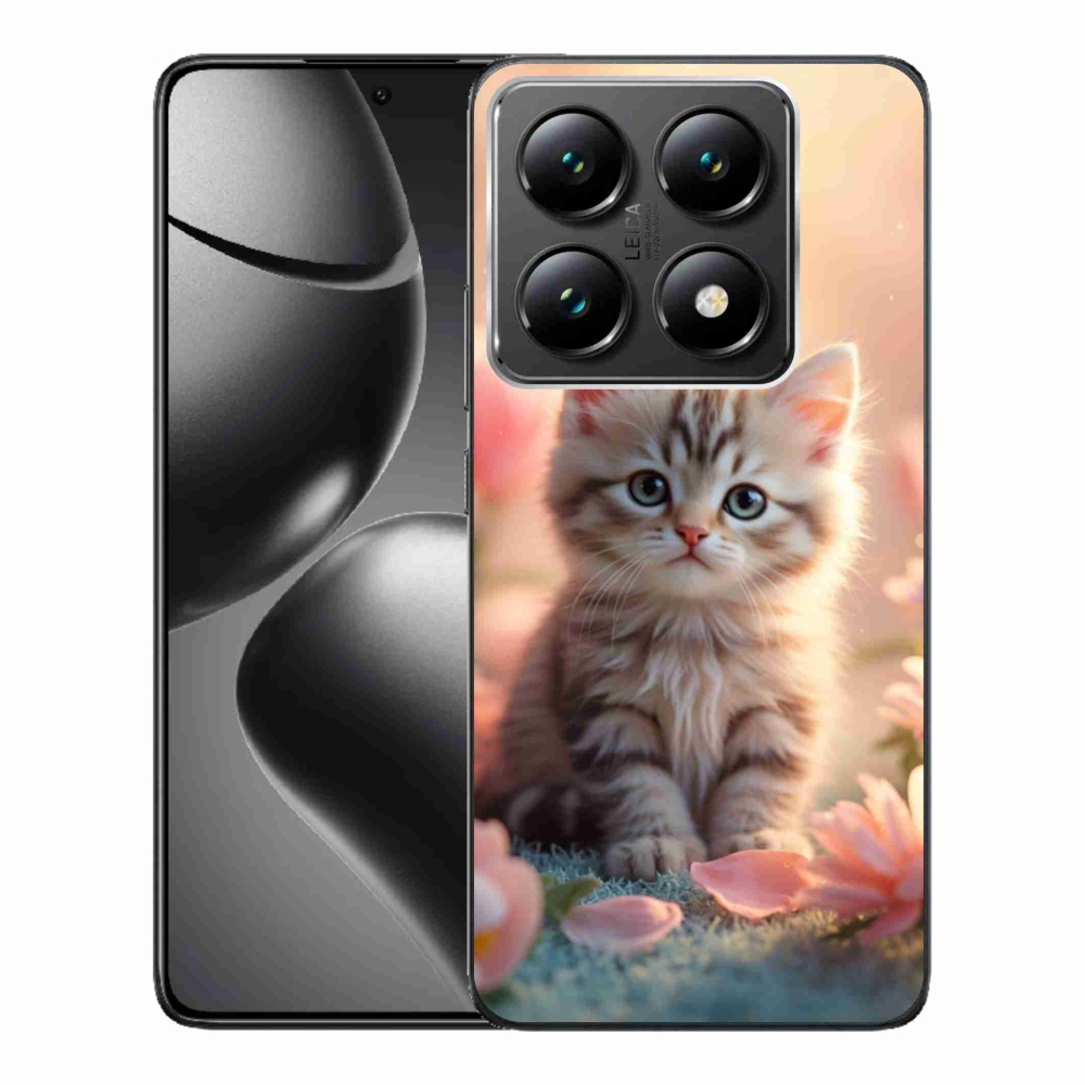 Gél borítás mmCase a Xiaomi 14T Pro számára - aranyos cica 8