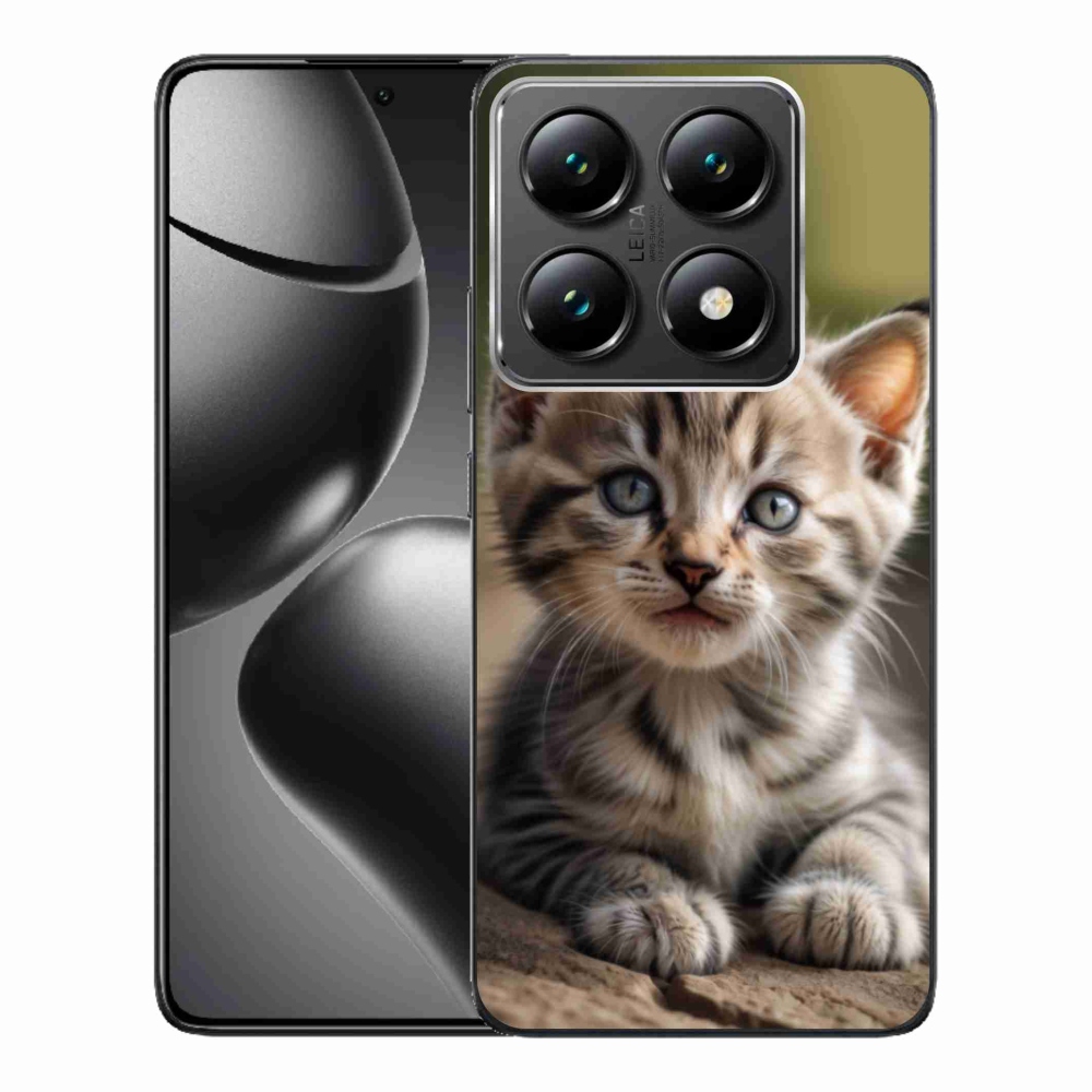 Gél borítás mmCase a Xiaomi 14T Pro számára - aranyos cica 9