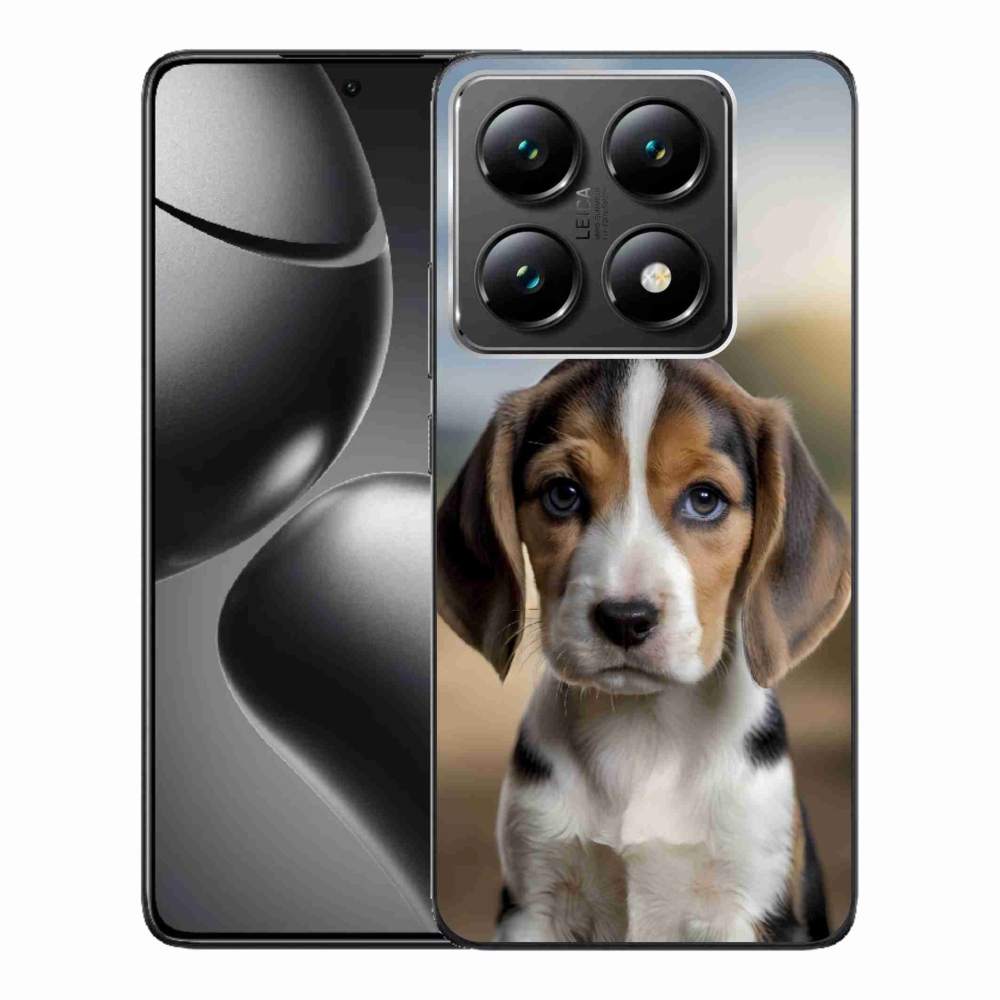 Gél borítás mmCase a Xiaomi 14T Pro számára - aranyos beagle