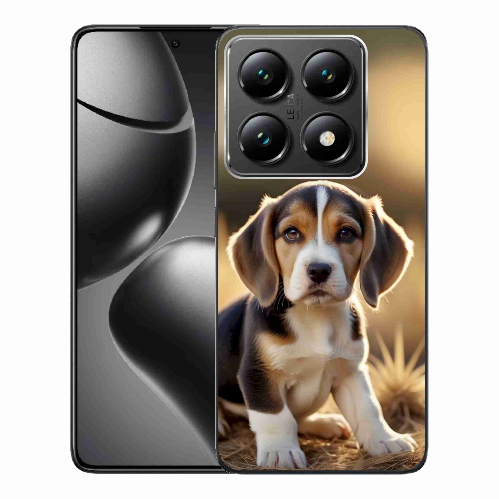 Gél borítás mmCase a Xiaomi 14T Pro számára - aranyos beagle