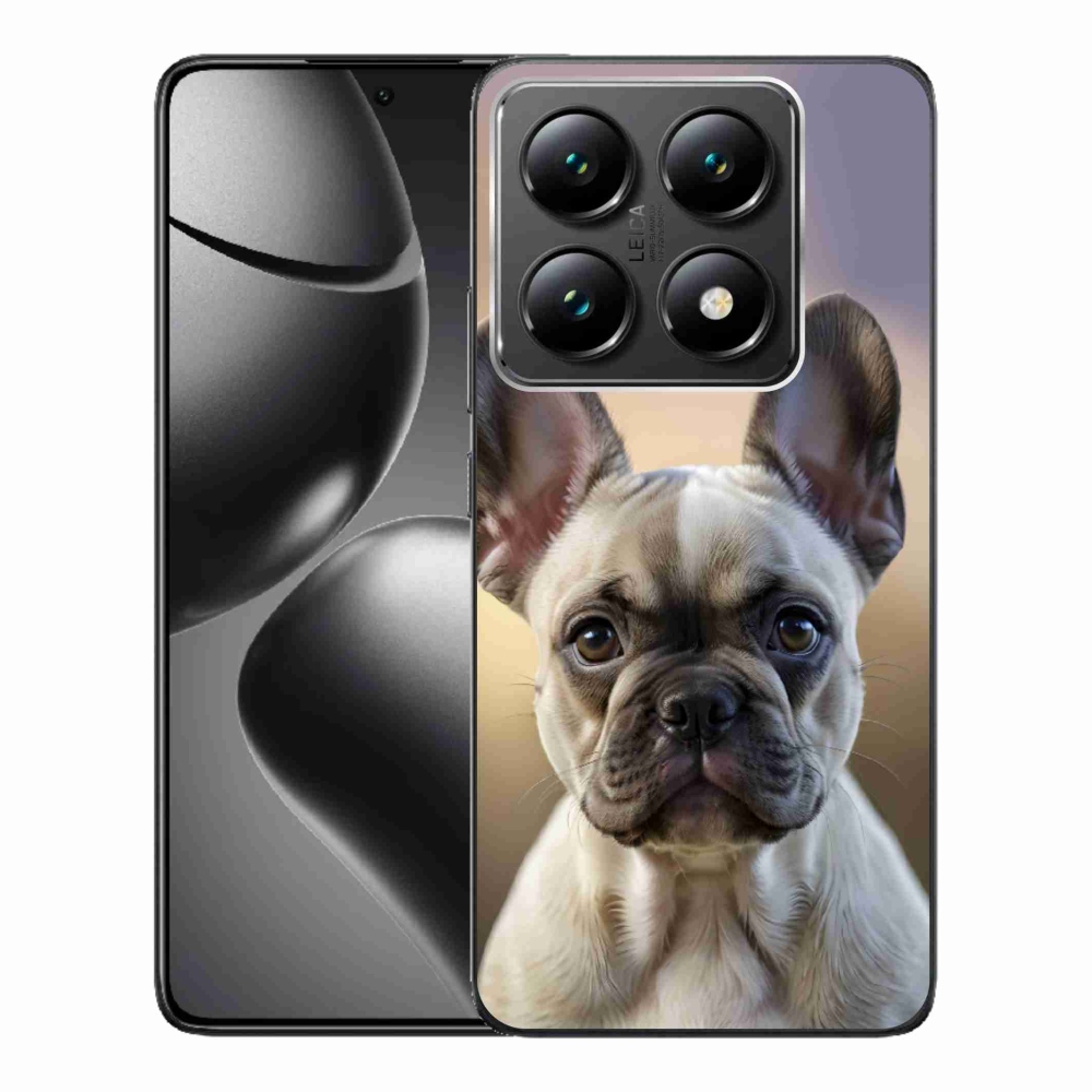Gél borítás mmCase a Xiaomi 14T Pro számára - aranyos francia bulldog