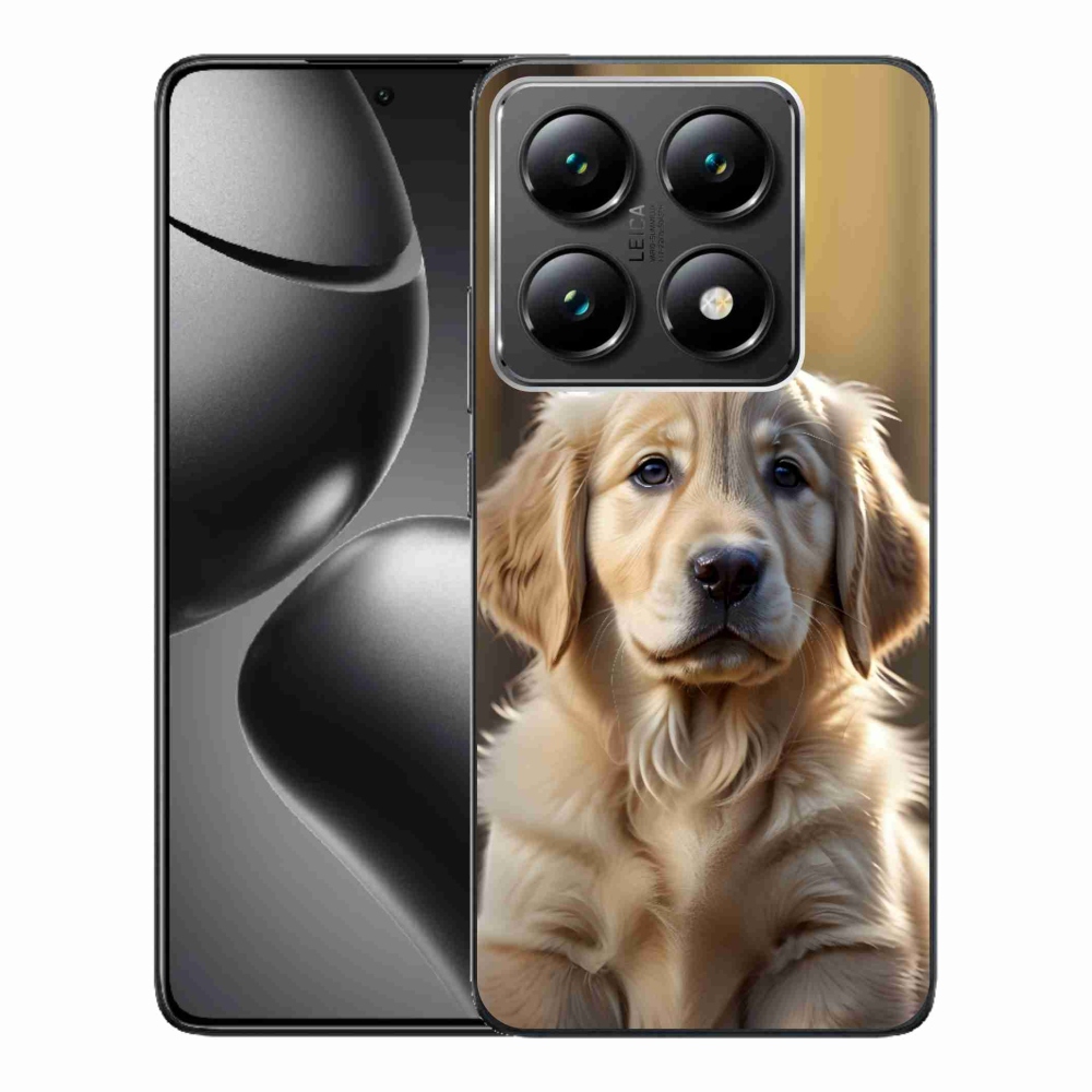 Gél borítás mmCase a Xiaomi 14T Pro számára - aranyos arany retriever
