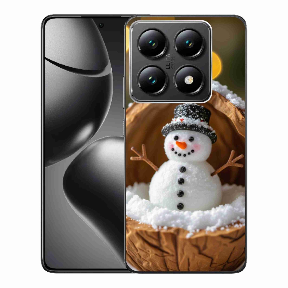 Gél borítás mmCase a Xiaomi 14T Pro számára - hóember 4