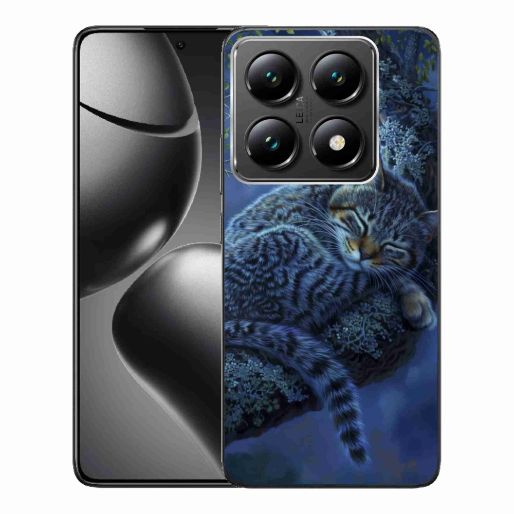 Gél borítás mmCase a Xiaomi 14T Pro számára - alvó macska