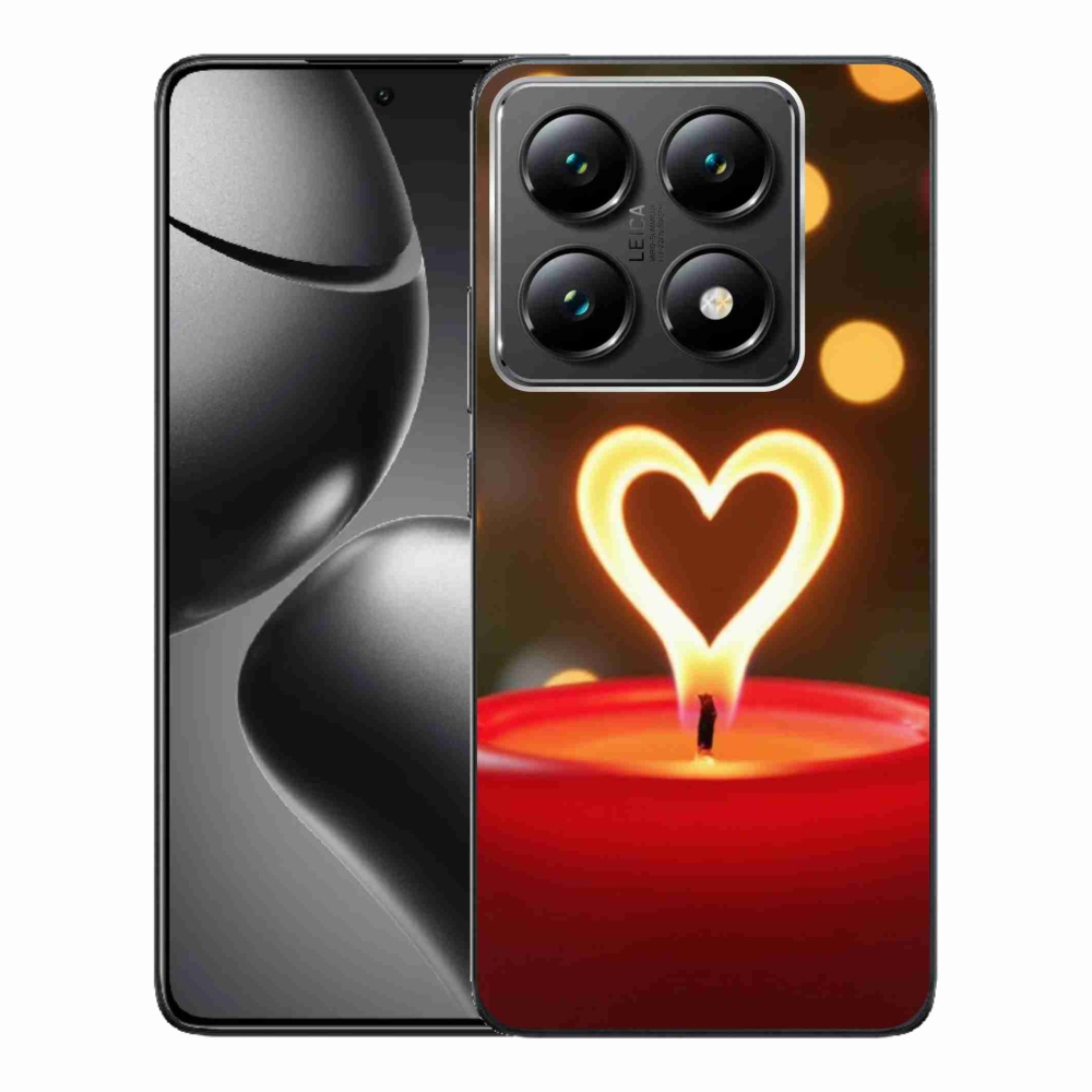 Gél borítás mmCase a Xiaomi 14T Pro számára - a láng szíve