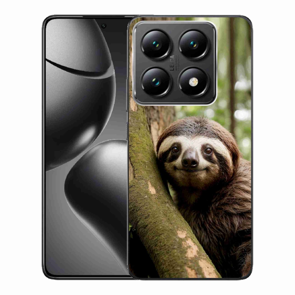 Gél borítás mmCase a Xiaomi 14T Pro számára - mosolygó lajhár