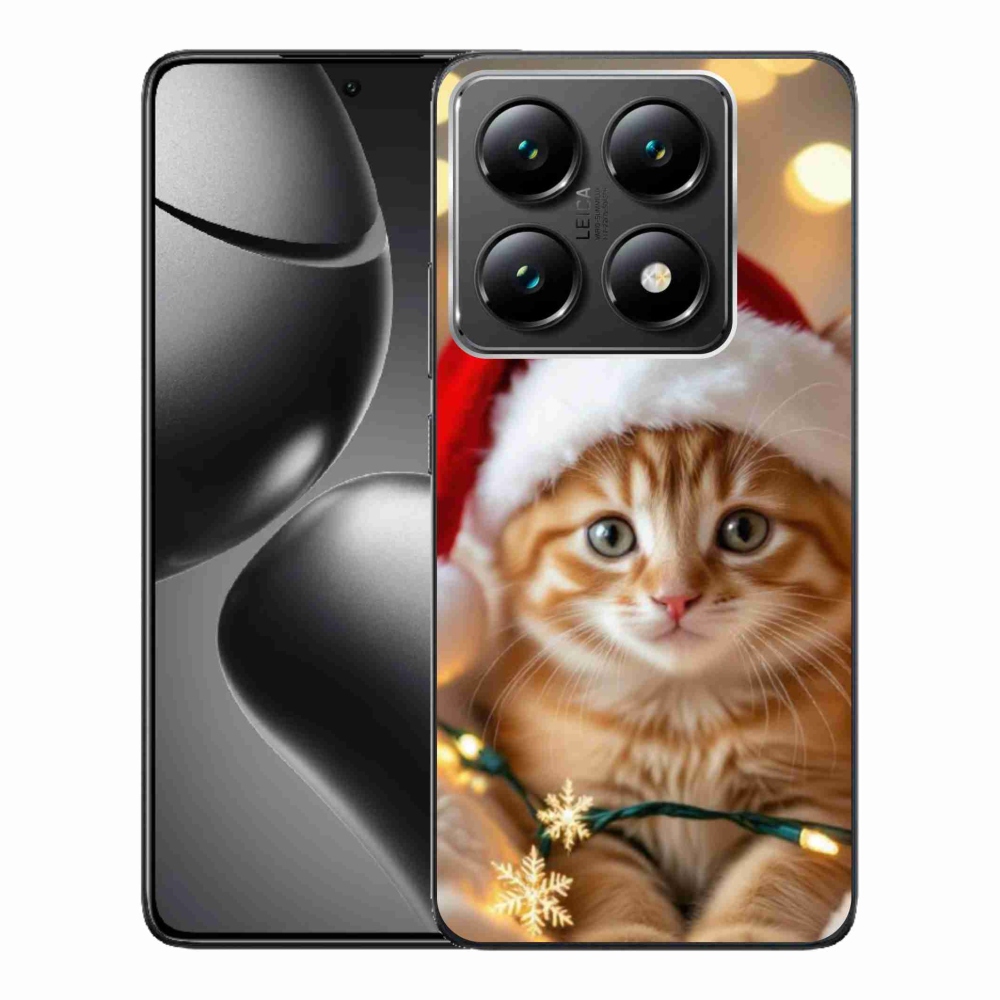 Gél borítás mmCase a Xiaomi 14T Pro számára - Karácsonyi cica