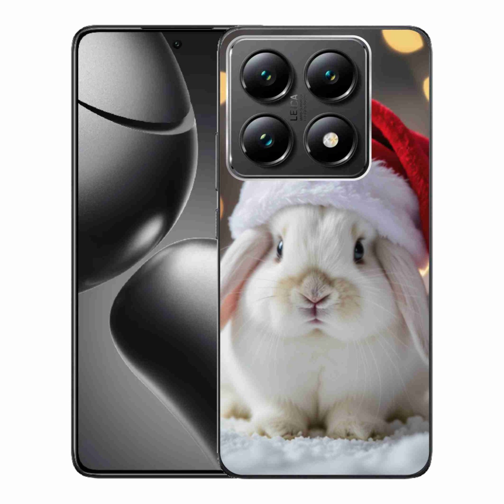 Gél borítás mmCase a Xiaomi 14T Pro számára - karácsonyi nyuszi