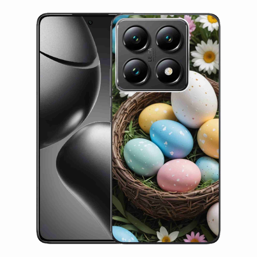 Gél borítás mmCase a Xiaomi 14T Pro számára - Húsvéti tojások 2