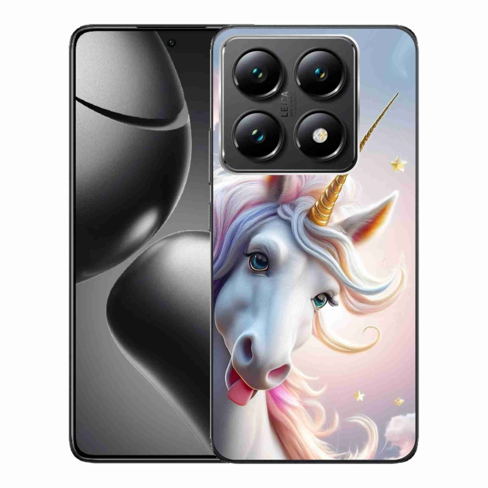 Gél borítás mmCase a Xiaomi 14T Pro számára - vidám egyszarvú