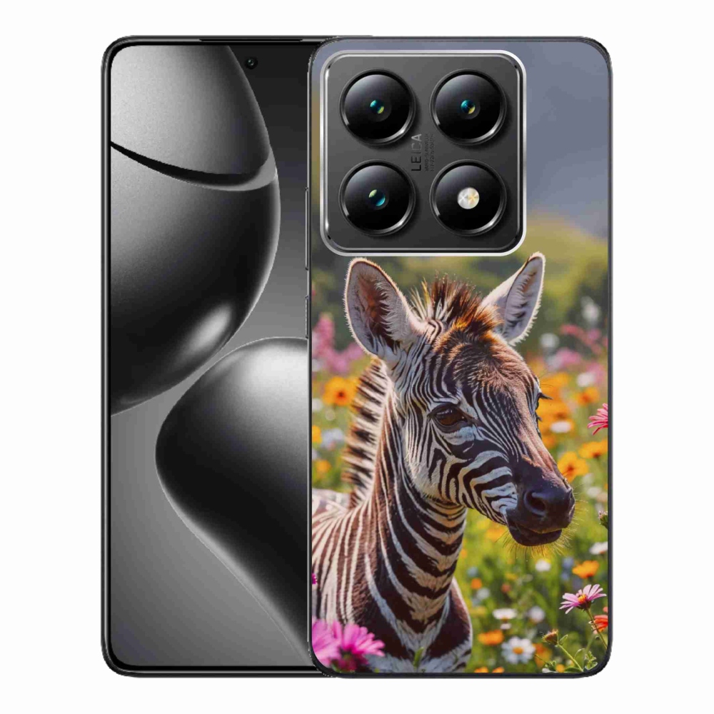 Gél borítás mmCase a Xiaomi 14T Pro számára - zebra a réten