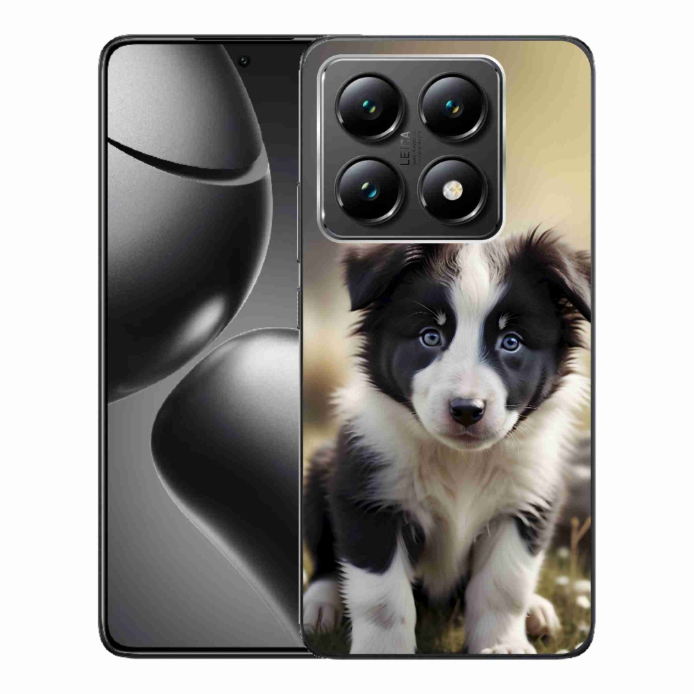Gél borító mmCase a Xiaomi 14T-hez - aranyos border collie