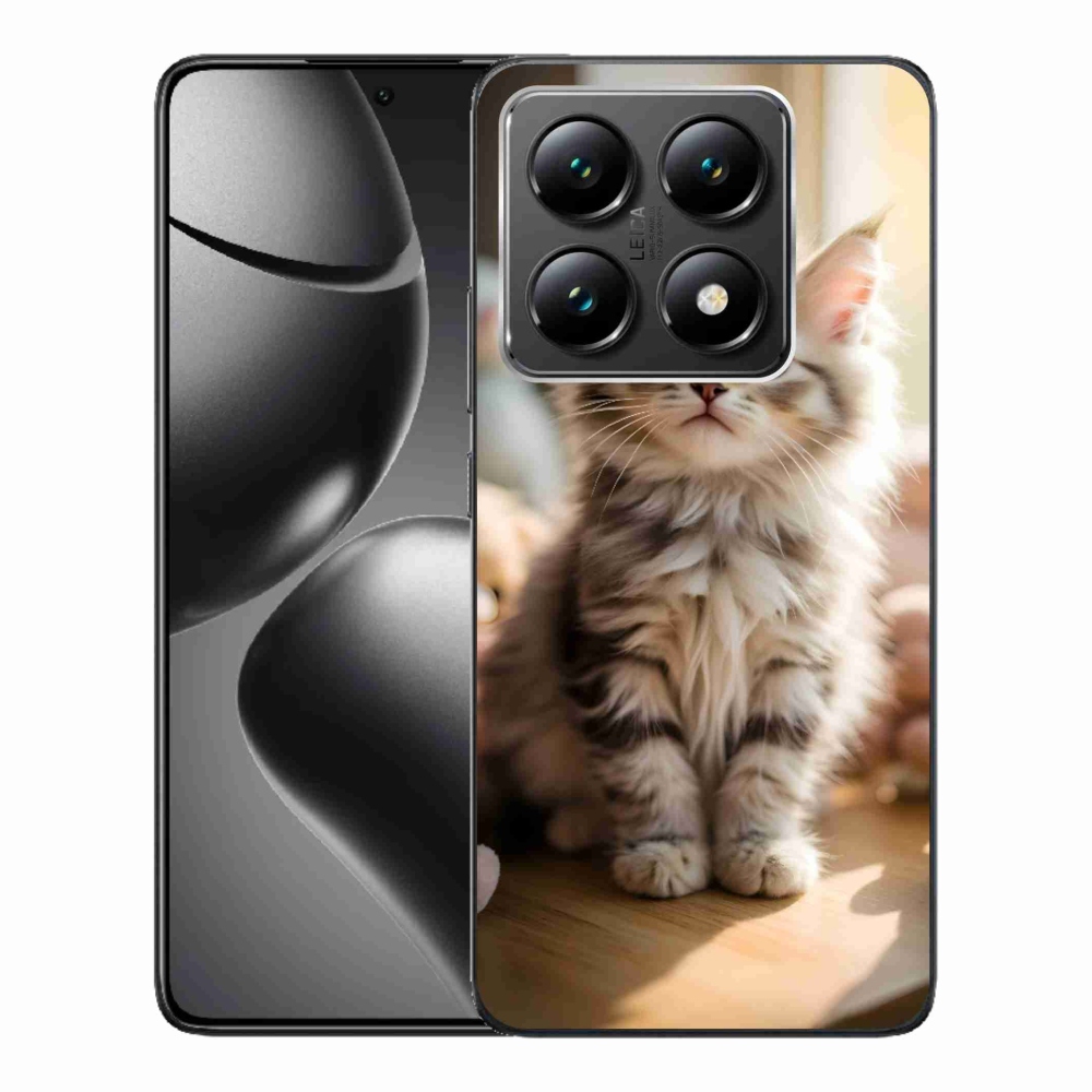 Gél borító mmCase a Xiaomi 14T-hez - aranyos cica 10