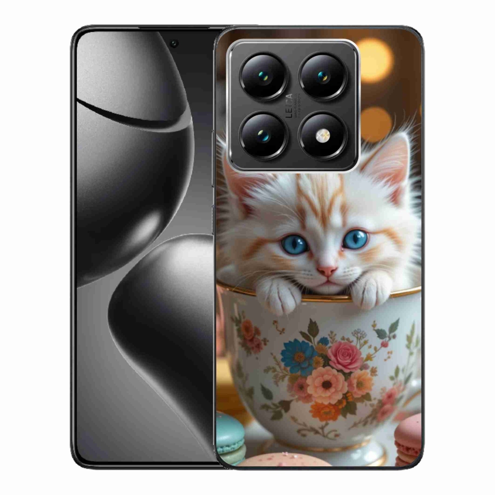 Gél borító mmCase a Xiaomi 14T-hez - aranyos cica 6