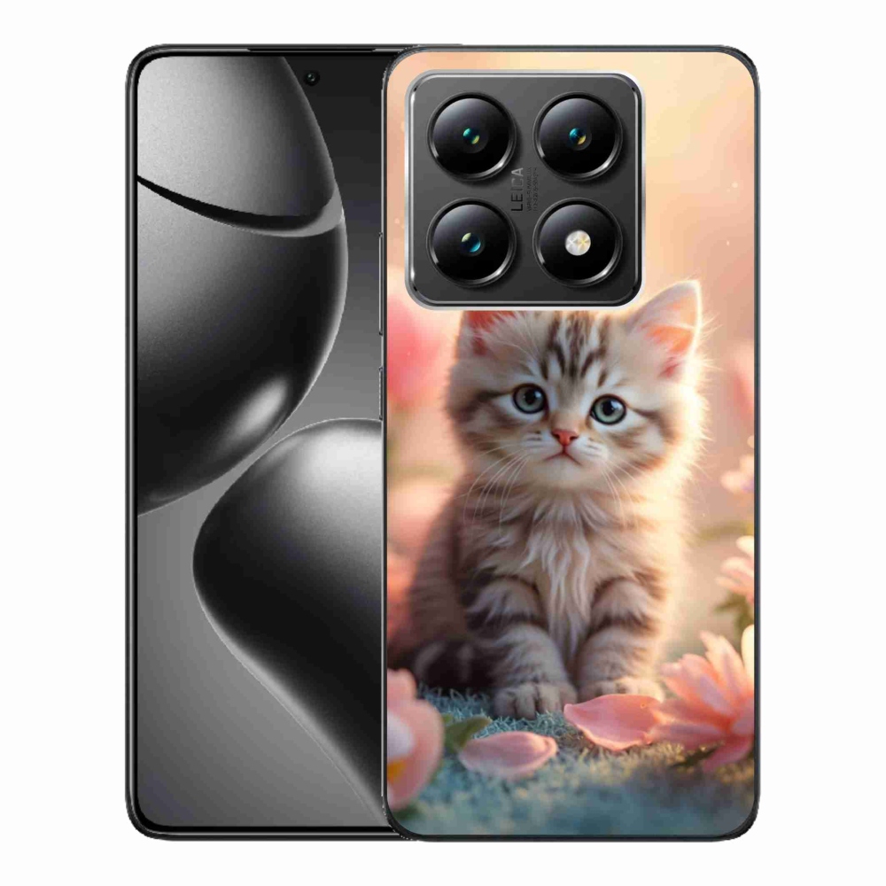 Gél borító mmCase a Xiaomi 14T-hez - aranyos cica 8