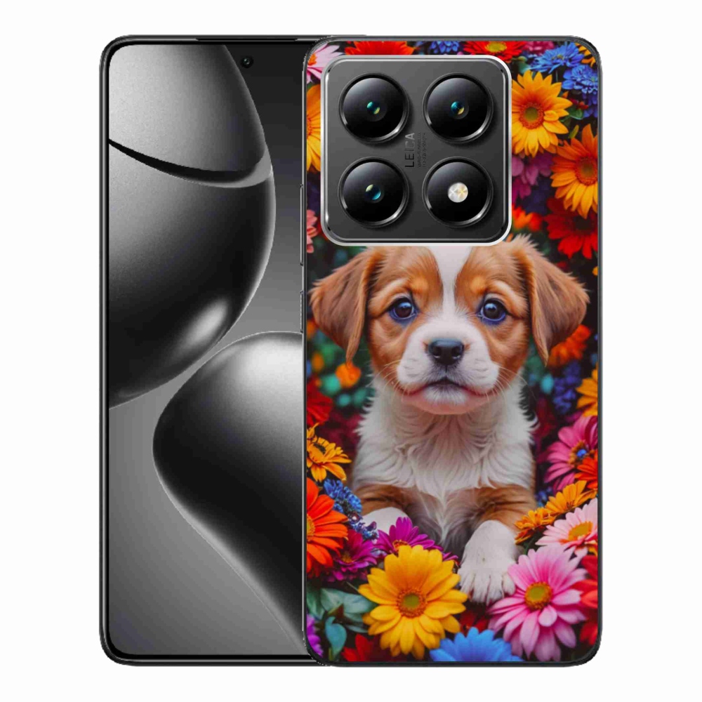 Gél borítás mmCase a Xiaomi 14T-hez - aranyos kiskutya