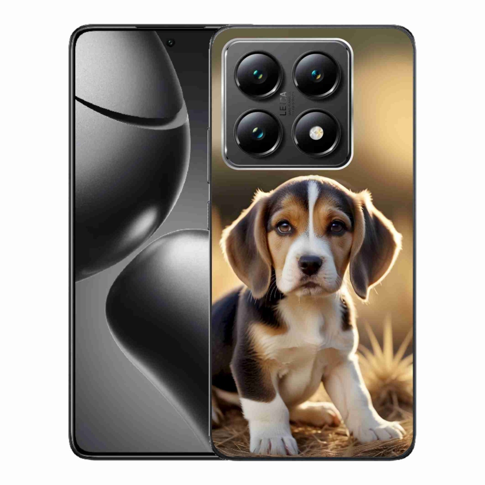 Gél borító mmCase a Xiaomi 14T-hez - aranyos beagle