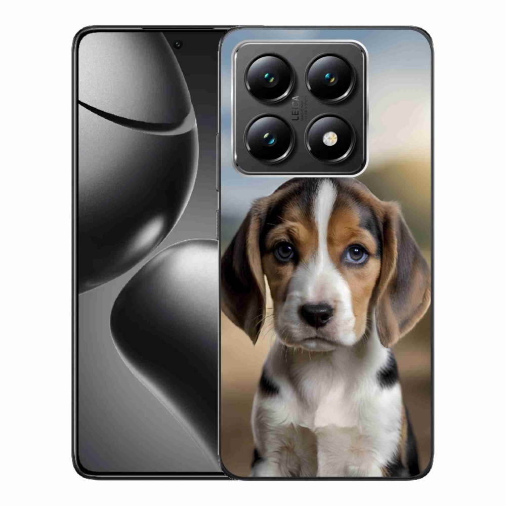 Gél borító mmCase a Xiaomi 14T-hez - aranyos beagle