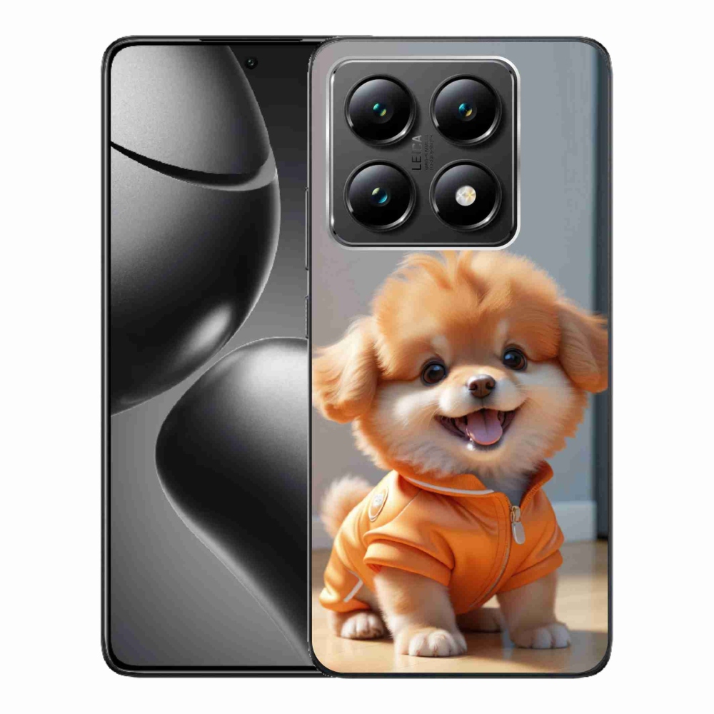 Gél borítás mmCase a Xiaomi 14T-hez - aranyos pomerániai pulóverben