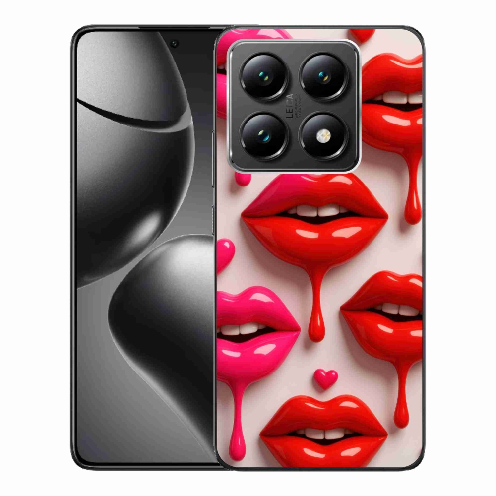 Gél borítás mmCase a Xiaomi 14T-hez - ajkak 2