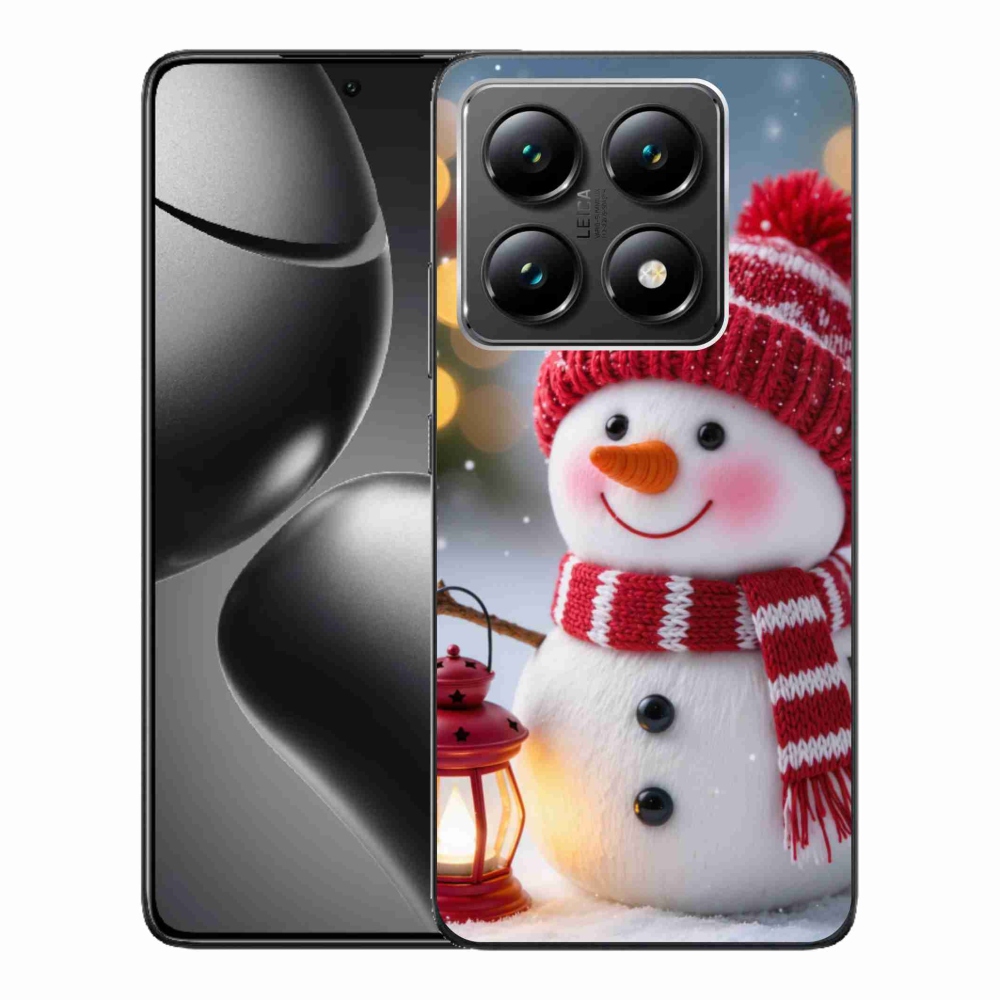 Gél borítás mmCase a Xiaomi 14T-hez - hóember 2