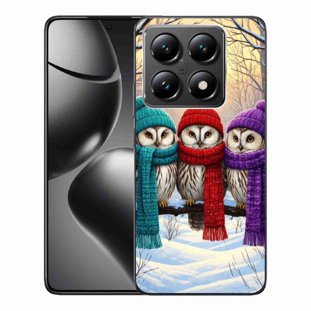 Gél borítás mmCase a Xiaomi 14T-hez - bagoly barátok