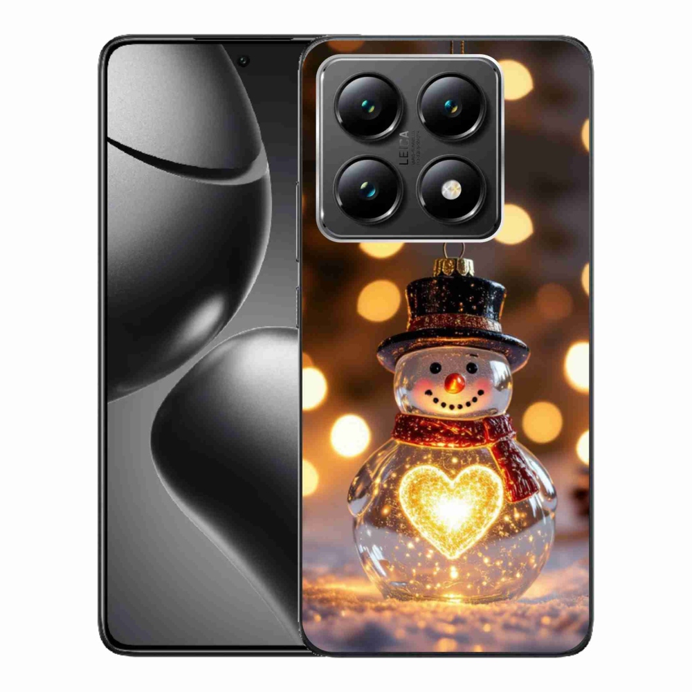 Gél borítás mmCase a Xiaomi 14T-hez - karácsonyi hóember