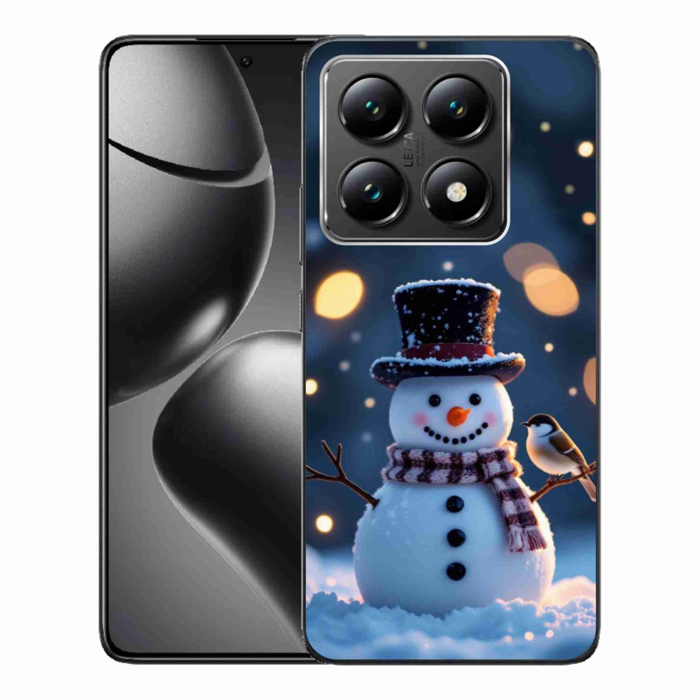 Gél borítás mmCase a Xiaomi 14T-hez - karácsonyi hóember
