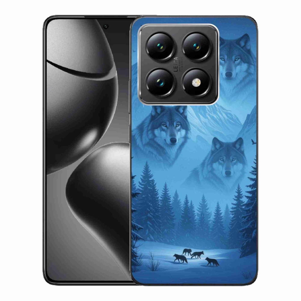 Gél borítás mmCase a Xiaomi 14T számára - farkas csomag