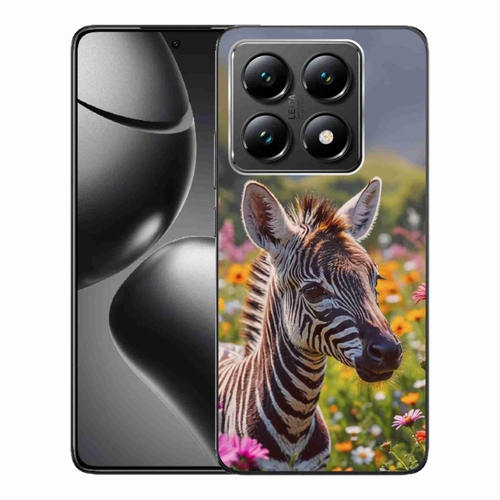 Gél borító mmCase a Xiaomi 14T-hez - zebra a réten