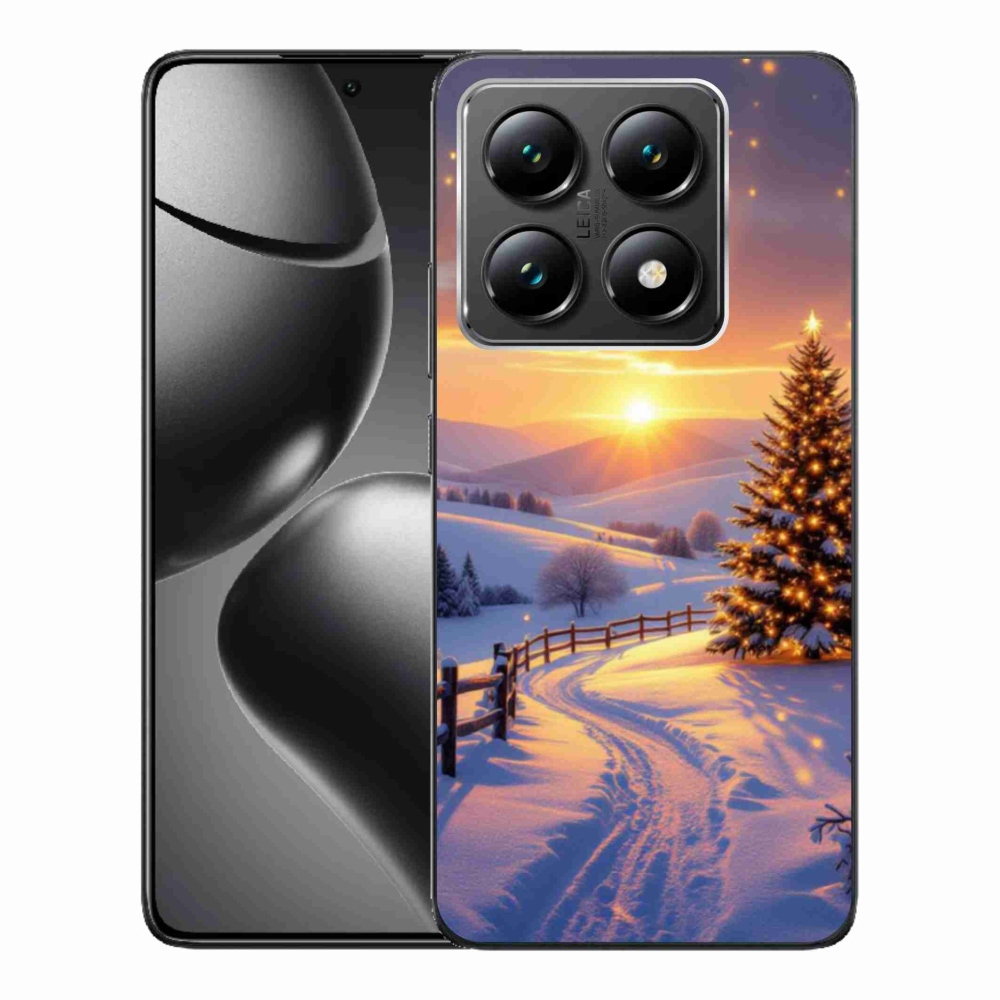 Gél borítás mmCase a Xiaomi 14T-hez - téli tájkép
