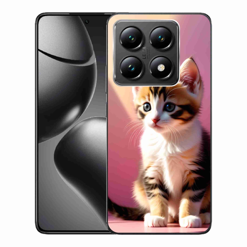 Gél borítás mmCase a Xiaomi 14T-hez - kíváncsi cica 2