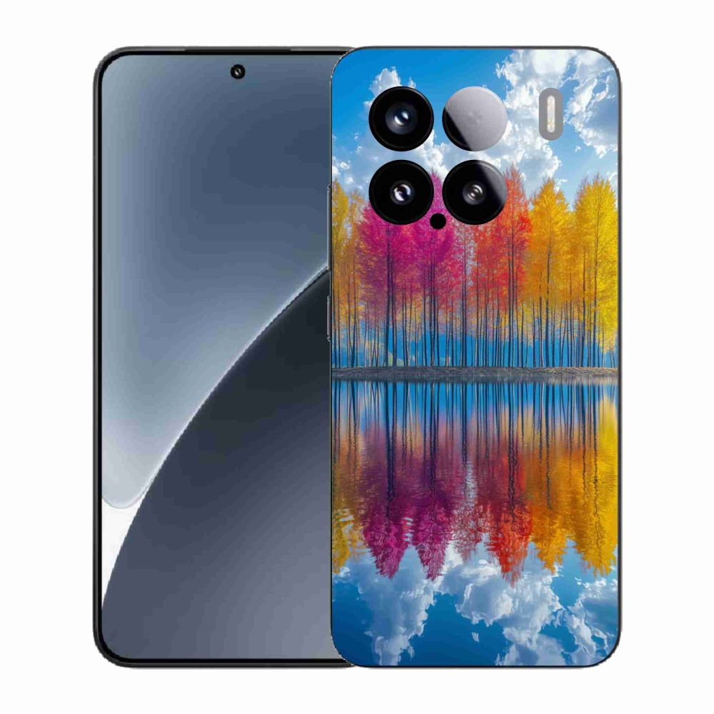 Gél borító mmCase a Xiaomi 15 - színes fákhoz