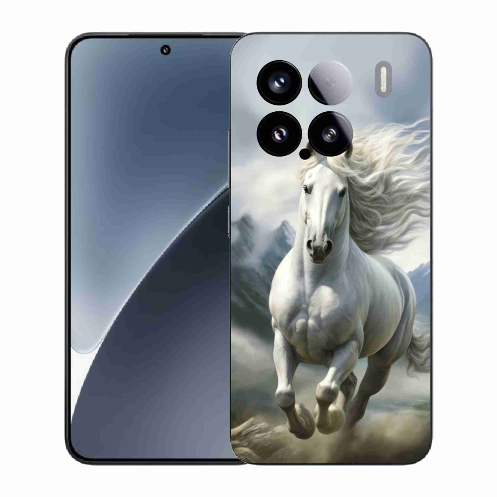 Gél borító mmCase a Xiaomi 15 - futó fehér ló 3