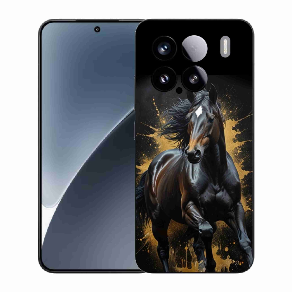 Gél borítás mmCase a Xiaomi 15-hez - elegáns fekete ménes