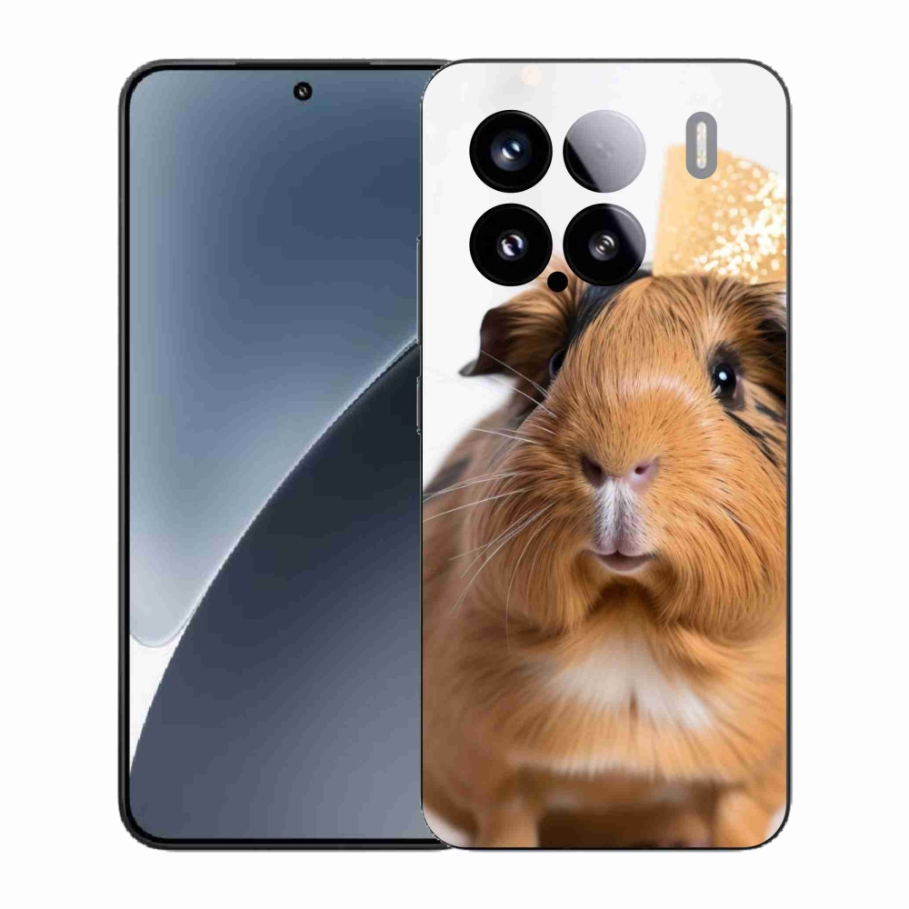 Gél borító mmCase a Xiaomi 15-öshöz - barna tengerimalac