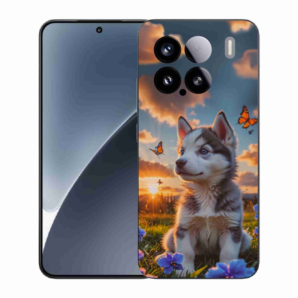 Gél borító mmCase a Xiaomi 15-öshöz - husky naplementében