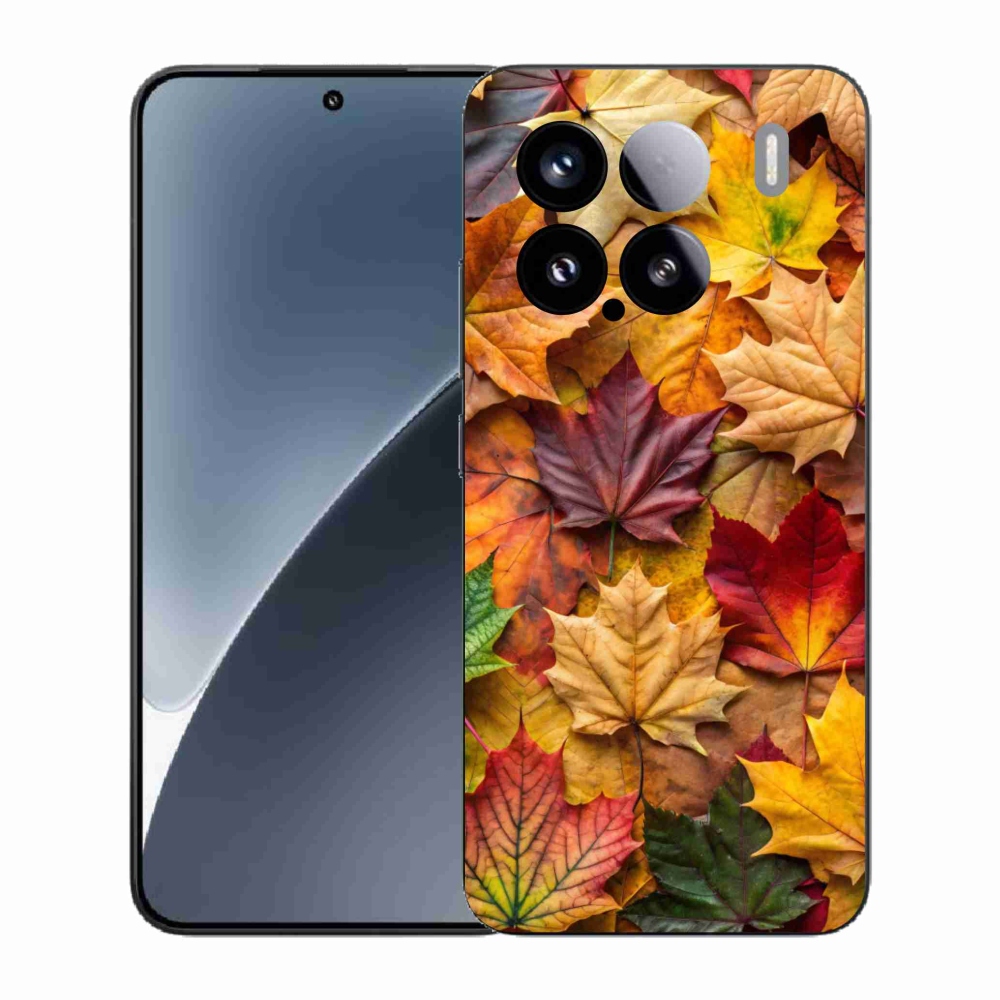 Gél borító mmCase a Xiaomi 15-hez - juharlevelek 2