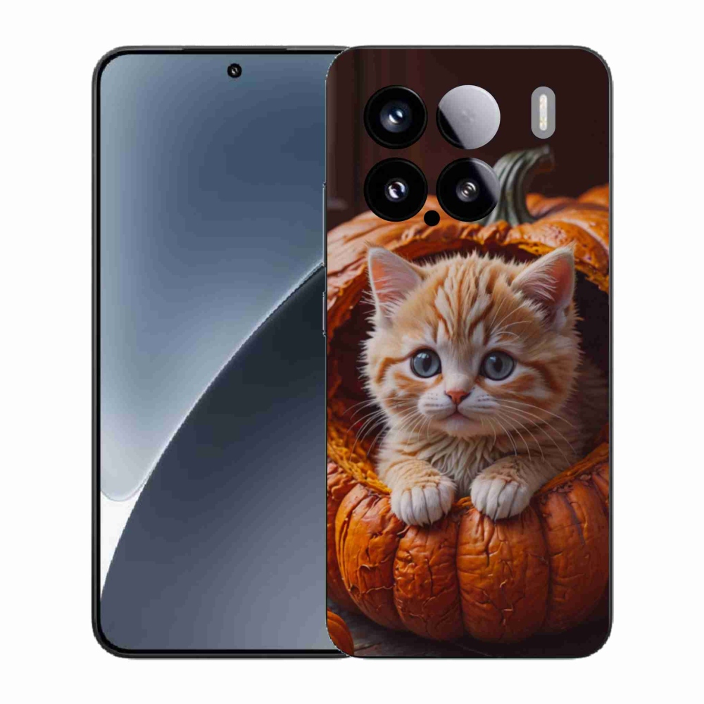 Gél borító mmCase a Xiaomi 15-öshöz - cica és tök 2