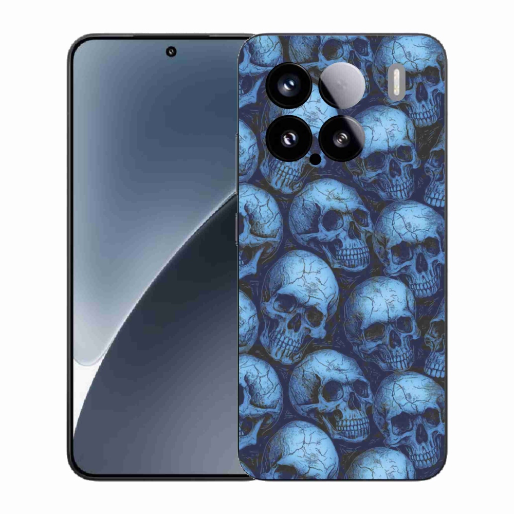 Gél borítás mmCase a Xiaomi 15-öshöz - koponyák