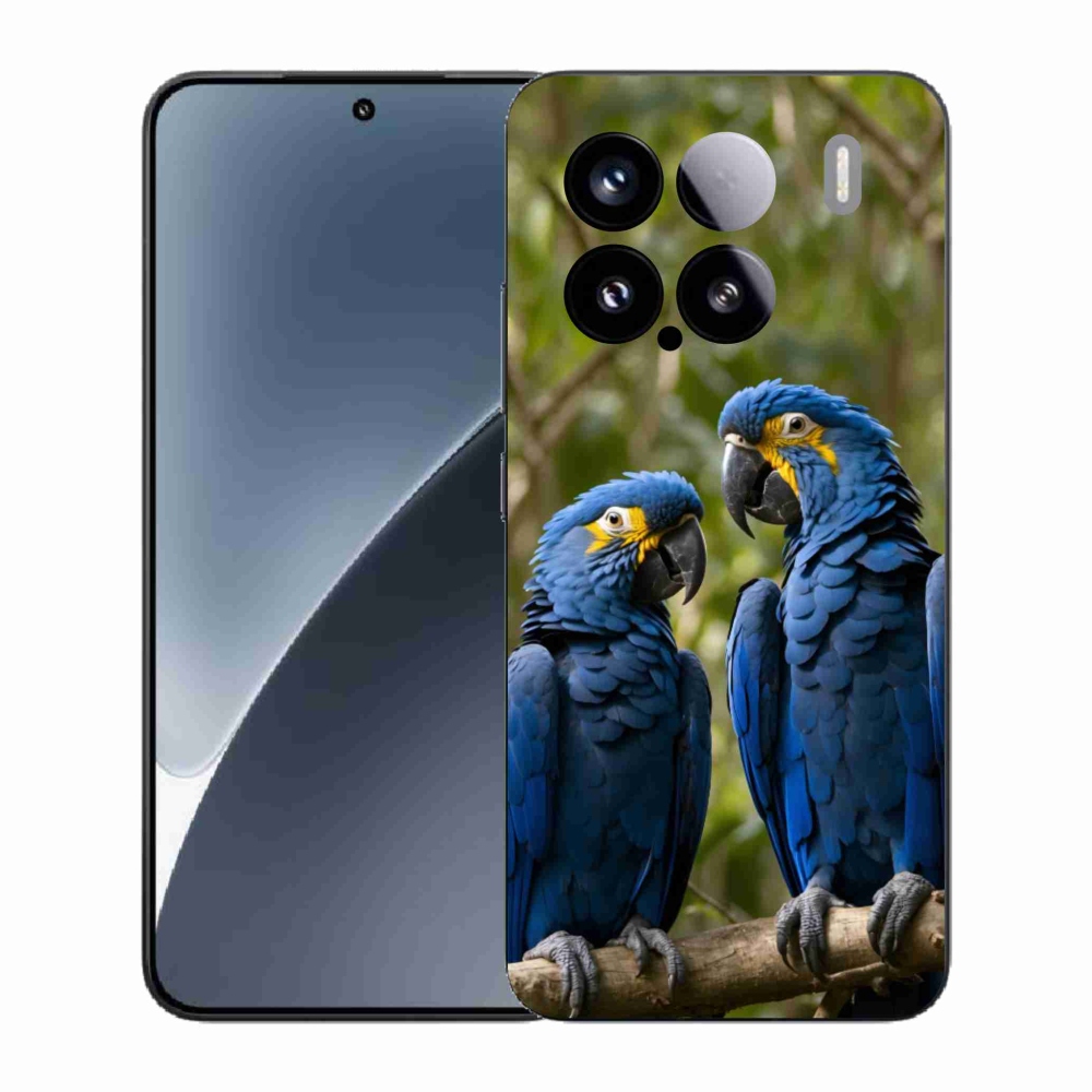 Gél borítás mmCase a Xiaomi 15 - papagáj duóhoz