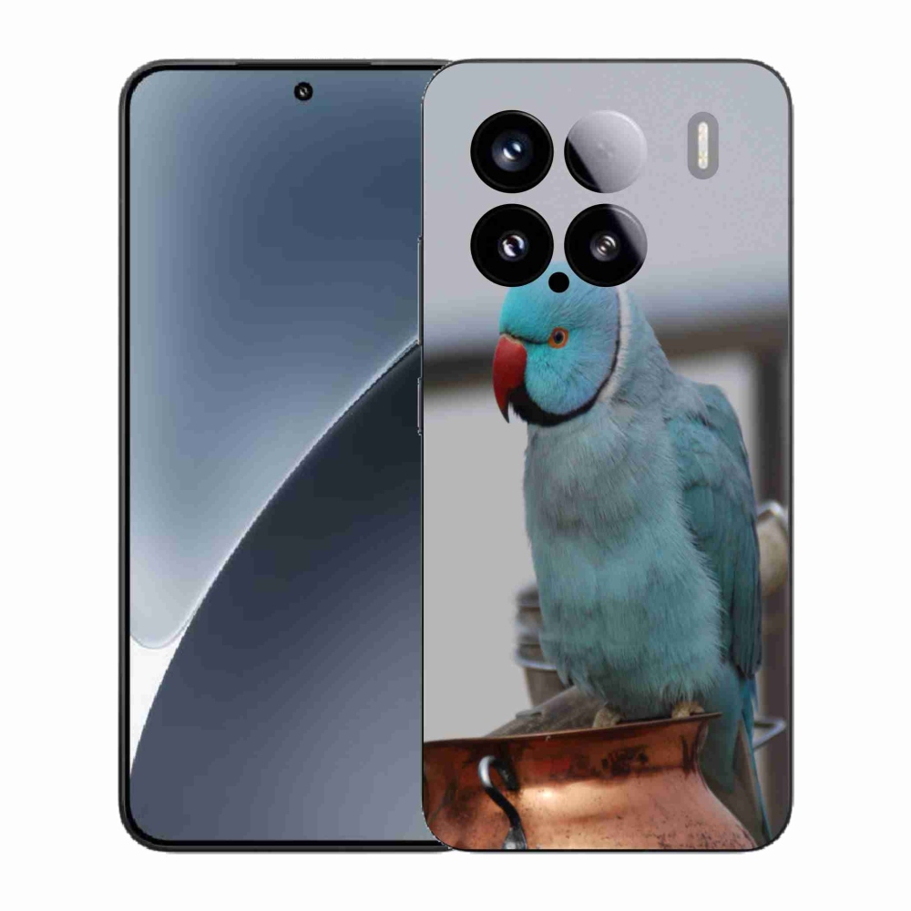 Gél borítás mmCase a Xiaomi 15-hez - papagáj alexander kék