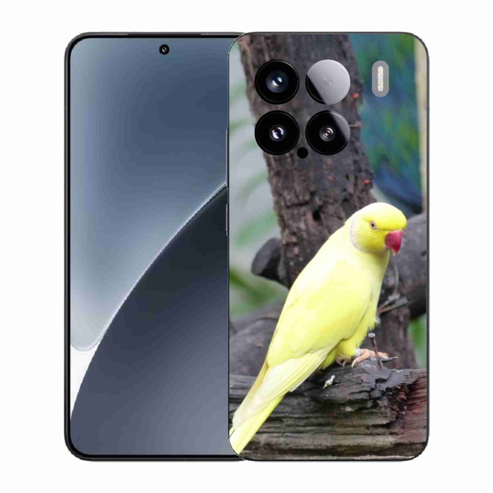 Gél borítás mmCase a Xiaomi 15-öshöz - papagáj alexander sárga