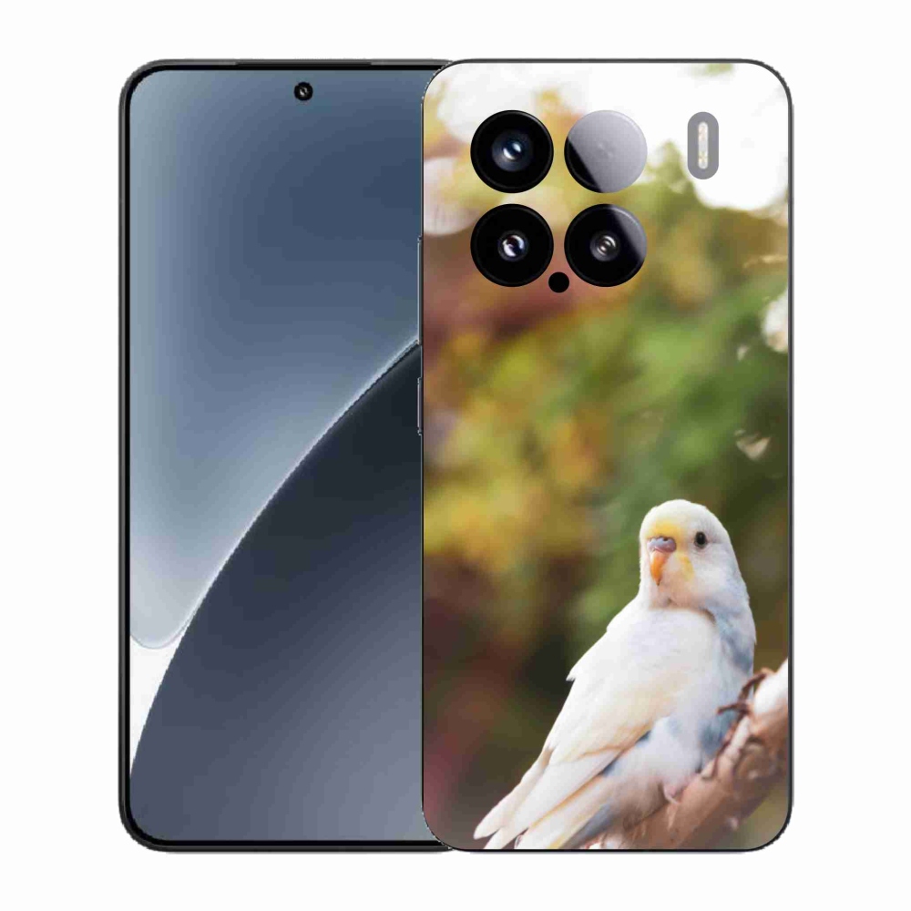 Gél borító mmCase a Xiaomi 15 - papagáj andulka fehér